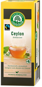 Thé noir de ceylan en sachets BIO (20 x 2 g) - LEBENSBAUM